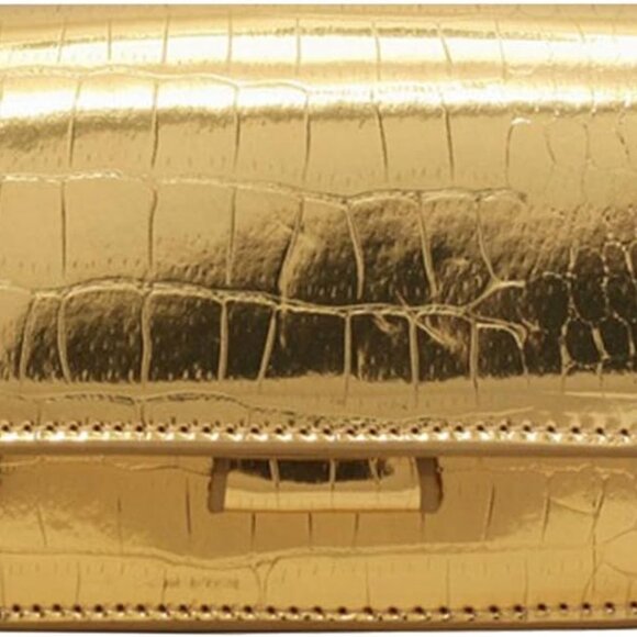 PU Leather Mini Crossbody Bag Women's Small Evening Purse with Chain - Picture 1 of 7